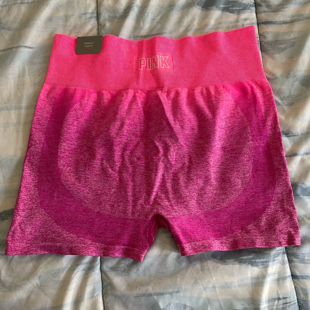 NWT PINK by Victoria’s Secret Workout Shortie